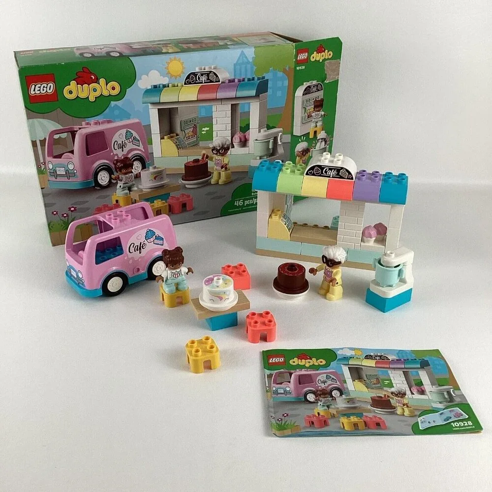Lego Duplo Bakery Playset Preschool Building Toy 10928 Cafe Delivery Truck